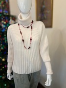 Golfik „Plisa” - śmietankowy