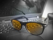 Okulary blokujące światło niebieskie ochronne etui