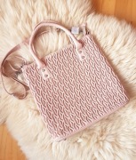 Pikowana torebka Primark Atmosphere Pudrowy róż Vintage love y2k Pink bag 