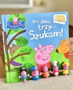 Świnka Peppa Figurki Peppa Pig Odkryj i czytaj Raz dwa trzy Szukam!