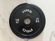 Obciążenie olimpijskie HMS PRO 10kg talerz ogumowany 51mm
