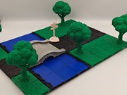 Modularny zestaw terenów do gier RPG DND WFRP i bitewnych OPENLock2.0