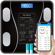 WAGA ŁAZIENKOWA ANALITYCZNA ELEKTRONICZNA SMART BMI TŁUSZCZ APLIKACJA