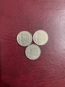 3 x 20 groszy 1999 rok