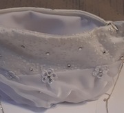 Torebka komunijna z diamencikami na ramię 