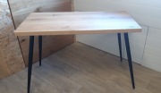 Dębowy stolik biurko 110x55 cm LOFT