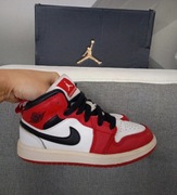 Buty za kostkę Nike Air Jordan 1 Mid rozmiar 28 chłopięce, dla dziewczynki 