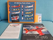 Dwa modele Siai 260 1/72 Special hobby , maski, książka 8 schematów malowań