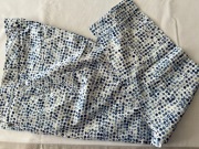 Raffaello Rossi- Białe w niebieskie wzory spodnie r. 42