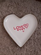 Talerze deserowe w kształcie serca 