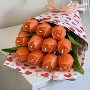 Świeca świeczka zapachowa kwiat TULIPAN plus opakowanie GRATIS 