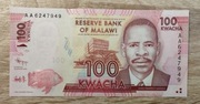 Malawi 100 Kwacha 2012  P-59a UNC / serie AA /