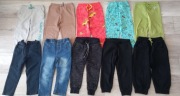 Spodnie 98 dres,jeans i garniturowe 10szt.