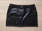 Czarna spódnica z ekoskóry krótka mini gothic alternative gotycka punk M