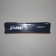 Pamięć DDR4 Kingston Fury Beast 8GB 3200MHz CL16 KF432C16BBK2/16
