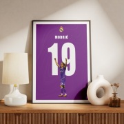 Luka Modric plakat, obraz, koszulka Real Madryt