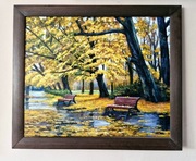 Obraz olejny Jesienna Aleja 