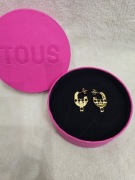 Tous piękne zlote kolczyki nowe