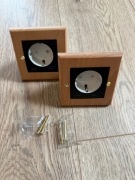 Kontakt gniazdko USB typ C 2 szt drewnopodobne nowe