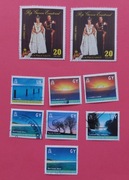 zestaw z 9 znaczków pocztowych z Gwinei Równikowej i Baliwatu Guernsey