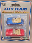 MERCEDES MB 190SL+PORSCHE 356B  WELLY 