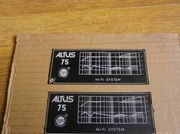 TONSIL ALTUS 75 NAKLEJKI 2szt. ładny stan