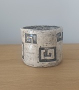 Oslonka na doniczke, doniczka na sukulenty, ceramiczna, Handmade.