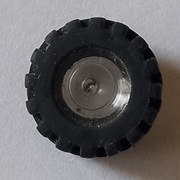 LEGO 3464c02 koło z oponą motocyklowe przezroczyste 6561