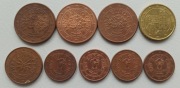 AUSTRIA ZESTAW 9 SZTUK - 1cent, 2 cent, 5 cent, 10 cent