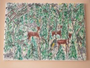 Własnoręcznie malowanie obrazy na płótnie akrylem. Galeria Rene.