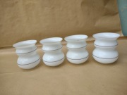 Klosze od żyrandola PRL. 4 szt.