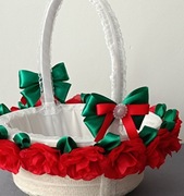 Koszyk, koszyczek wielkanocny na święconkę + serwetka 