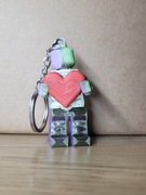 Brelok Ludzik z Sercem – Prezent na Walentynki – Druk 3D