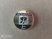 Moneta srebrna 1 1/2 Euro Francja Japonia 22 .39 grama