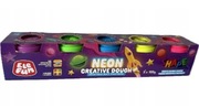 Elefun Creative Dough masa plastyczna NEON 5kol. x 100g