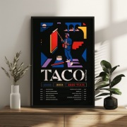 Plakat Taco Tour 2022 A4