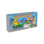 Nowa gra planszowa Bezpieczne miasteczko + Drogowy Piotruś + Wyścig