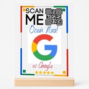Personalizowany QR Oceń nas w Google do wystawiania opinii - Ramka Oceń Nas