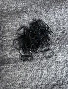 Gumki 100 szt silikonowe do włosów duży rozmiar