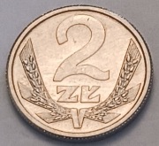 2 zł złote 1989 r. mennicze