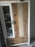 Komplet mebli komoda witryna stół krzesla