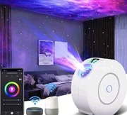 PROJEKTOR GWIAZD LED 3D RZUTNIK LASEROWY RGB SMART