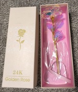 Wieczna róża 24k prezent Święta Walentynki Dzień Kobiet Urodziny