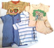 BODY KOSZULKA SPODENKI rozmiar 86-92 - 5 szt