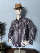 Koszula w biało niebieską kratkę rozmiar L Scotch&SOda