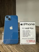 Smartfon Telefon Apple iPhone 13 128GB Blue stan bdb gwarancja