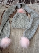 Czapka+szalik dla dziewczynki 