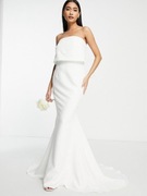 Suknia ślubna ASOS bez ramiączek rozmiar S