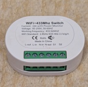 sterownik RF433/WiFi/pstryczek Tuya pom.Energii