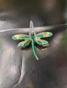 Broszka ważka zieleń